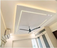 Layered Rectangular False Ceiling